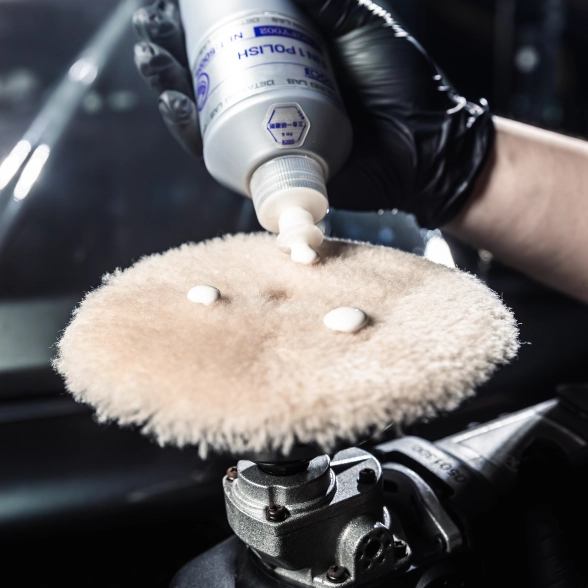 Шерстяной круг для полировки SGCB Wool Cutting Pad Air Series для лакокрасочного покрытия