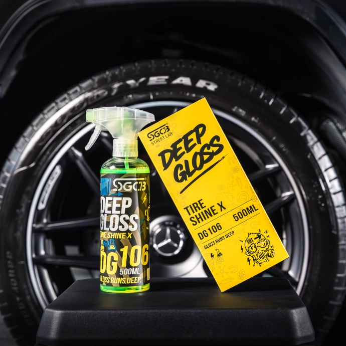 SGCB DEEP GLOSS Tire Shine X — стойкий блеск для шин