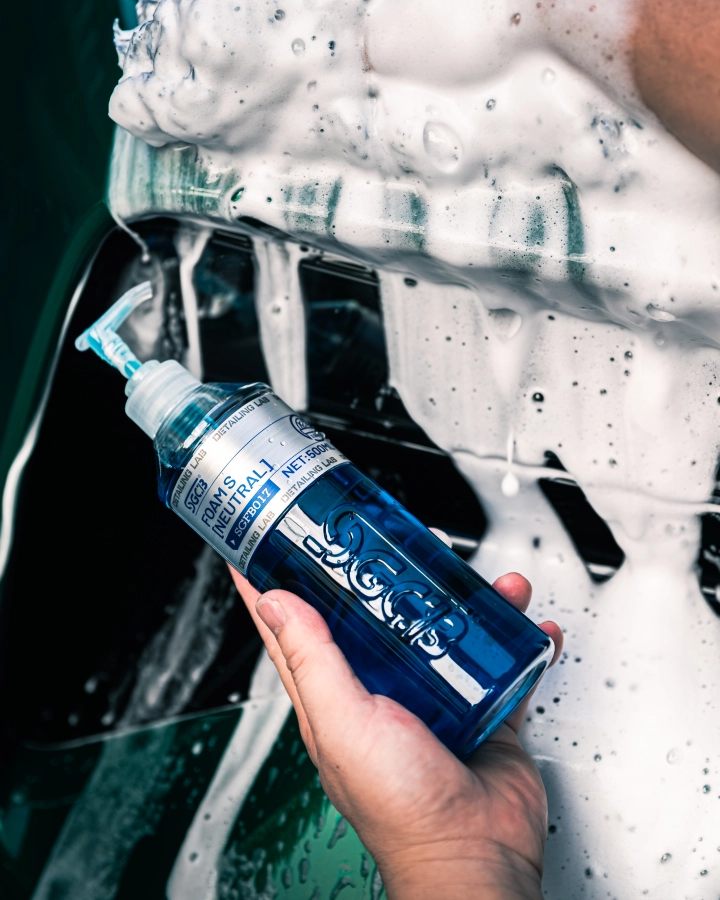 SGCB Foam Pro Shampoo 500 мл, разведение 1:2000 — компактный автошампунь для ручной глубокой мойки