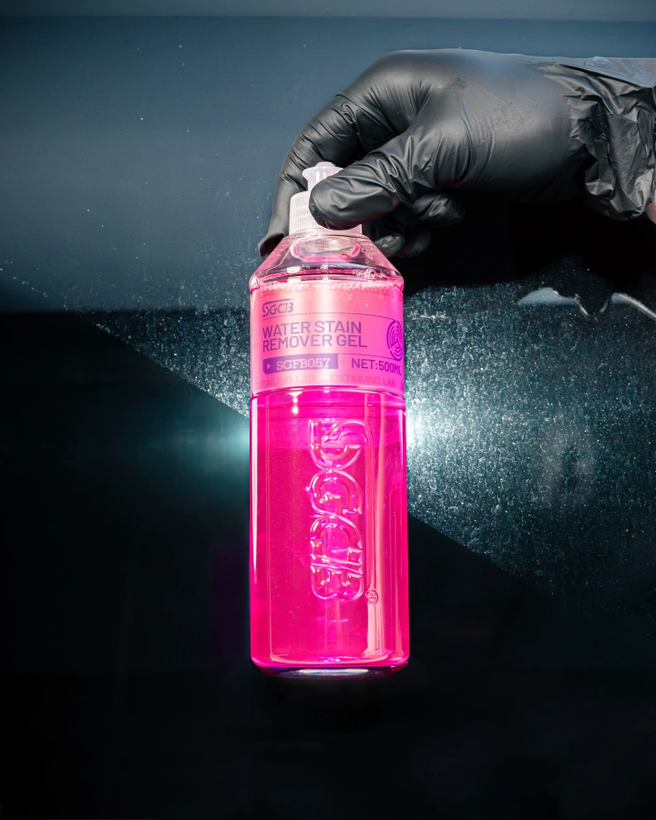 SGCB Гель для удаления водного камня 500ml Water Stain Removal Gel Acid, кислотная формула для стекла