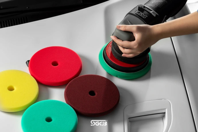 SGCB Поролоновые круги RO&DA Foam Pad 3/5/6 дюймов универсальные для полировки авто